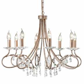 Люстра Elstead Lighting CRT8 SILVER/GOLD CHRISTINA